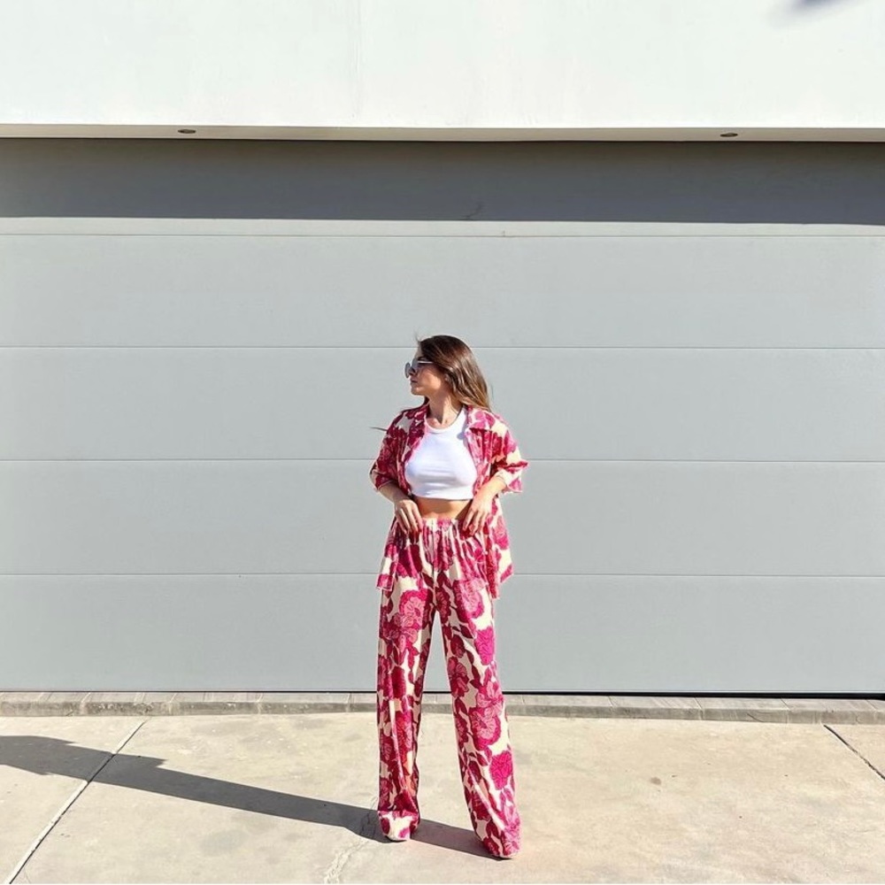 PLEATED CO-ORD SET